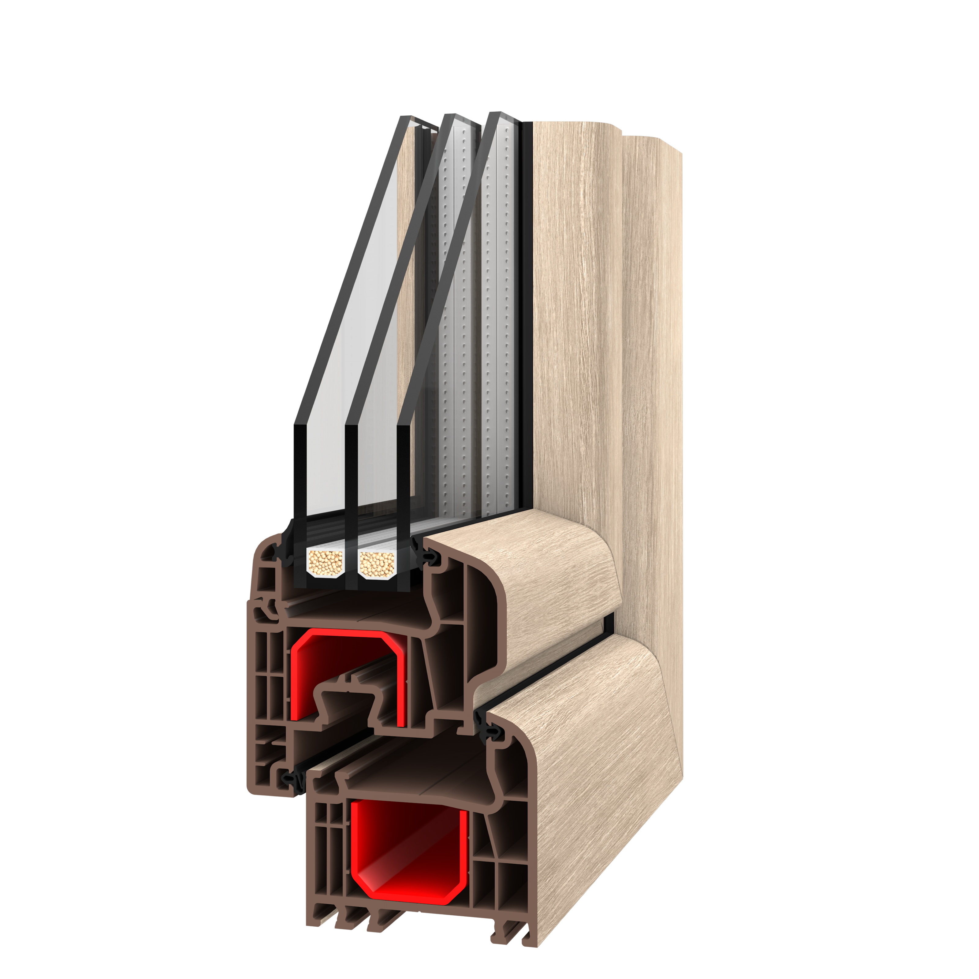 Verglasung Eiche Bielony